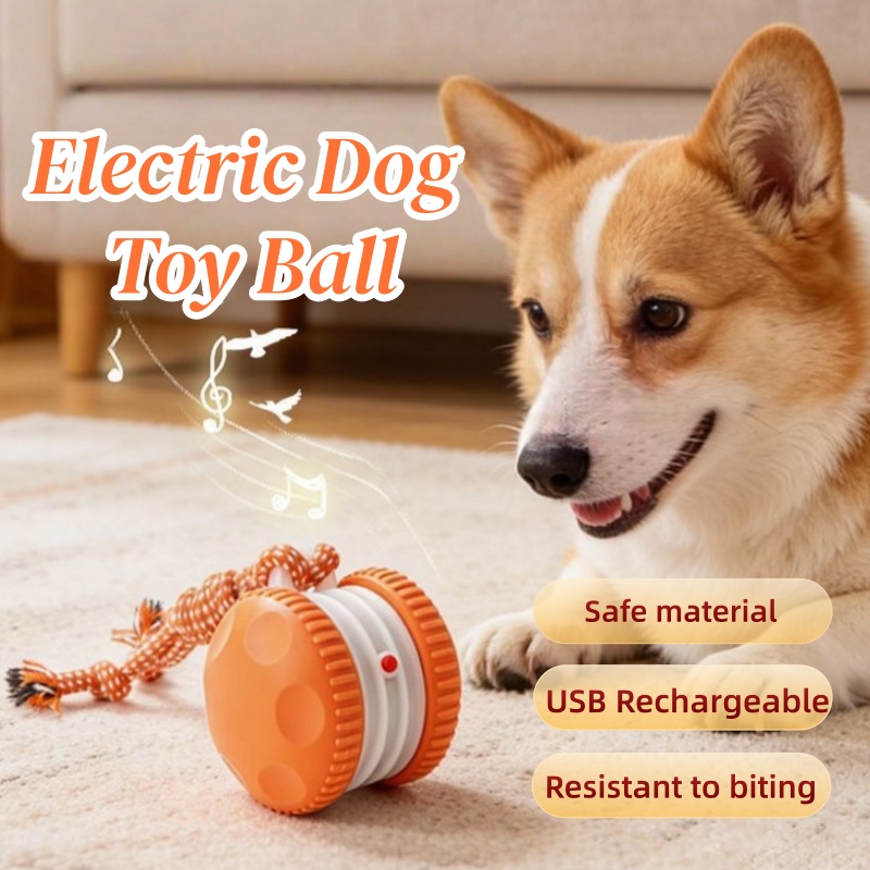 Automatic Moving Dog Ball - 스마트 전기 인터랙티브 애완동물 장난감 공