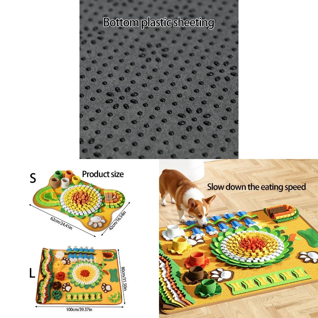 Snuffle Mat For Dogs - G92C 애완견 개 Snuffle 매트 고양이