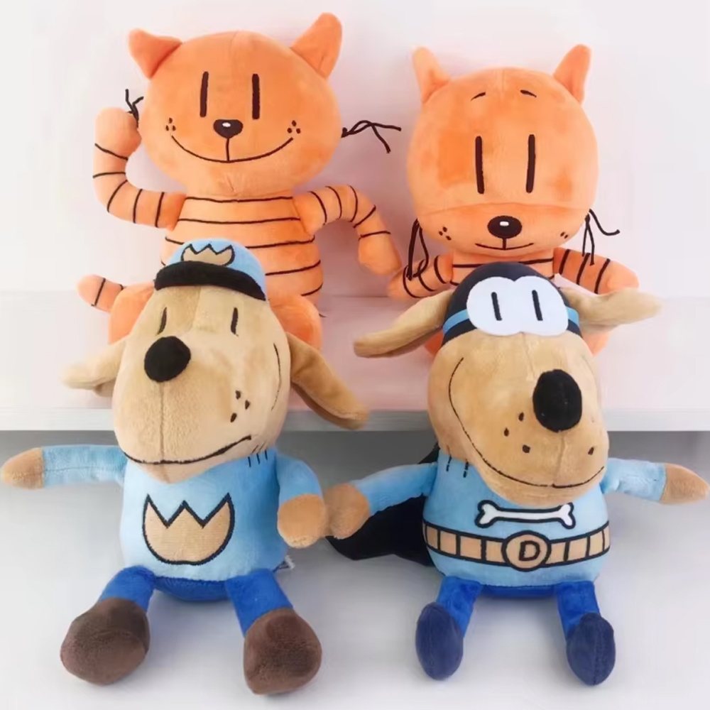 Cat Toys - 4스타일 25cm 도그맨 플러시 장난감 도그맨
