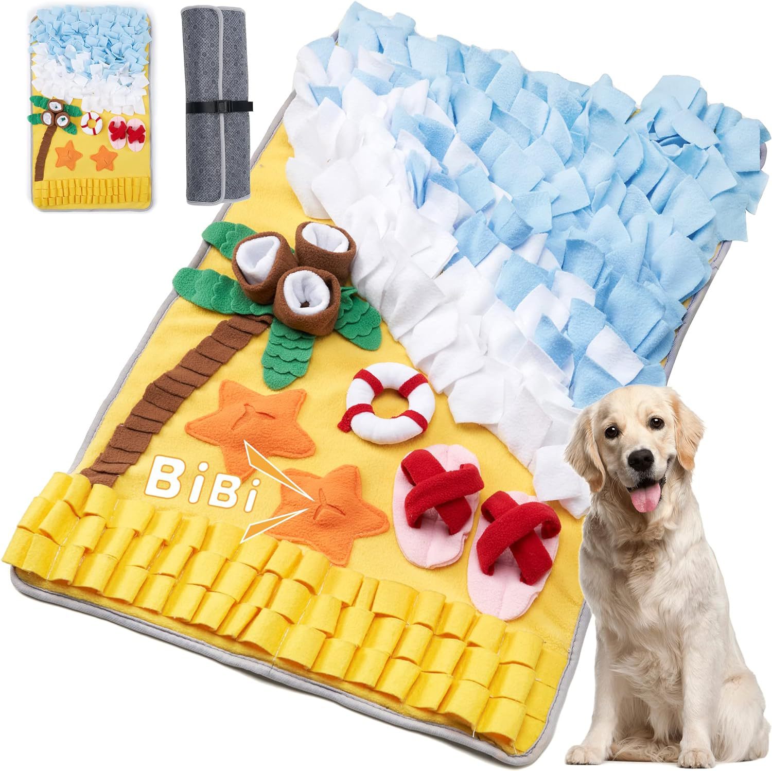 Snuffle Mat For Dogs - 새로운 애완동물 노즈워크 매트, 강아지 훈련용