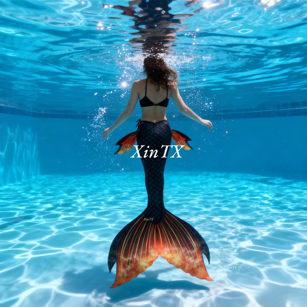 Aquarium - 성인용 인어 꼬리 수영복, 어울리는 브라
