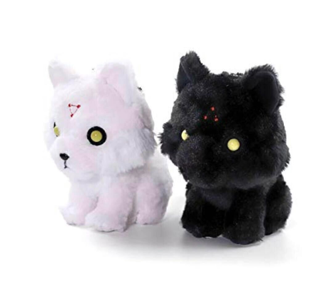 Interactive Squeaky Plush Dog Toy - 새로운 애니메이션 메구미 후시구로 블랙 화이트