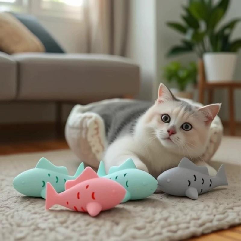 Rubber Treat Dispensing Dog Toy - 고양이와 강아지를 위한 인터랙티브 장난감, 간식