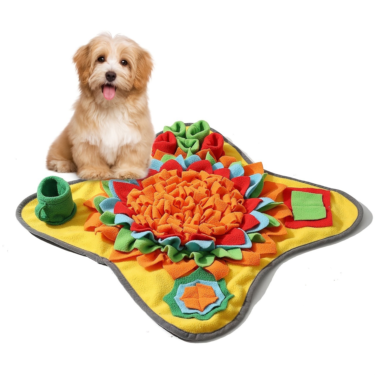 Indestructible Dog Chew Toy - 개를 위한 좋은 애완동물 스너플 매트,