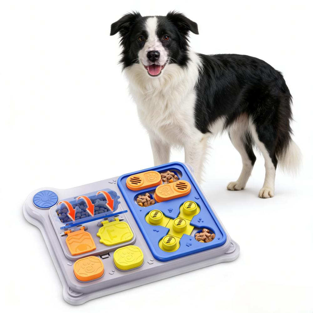 Dog Puzzle Feeder Toy - 강아지 퍼즐 장난감 & 반려동물 급식기