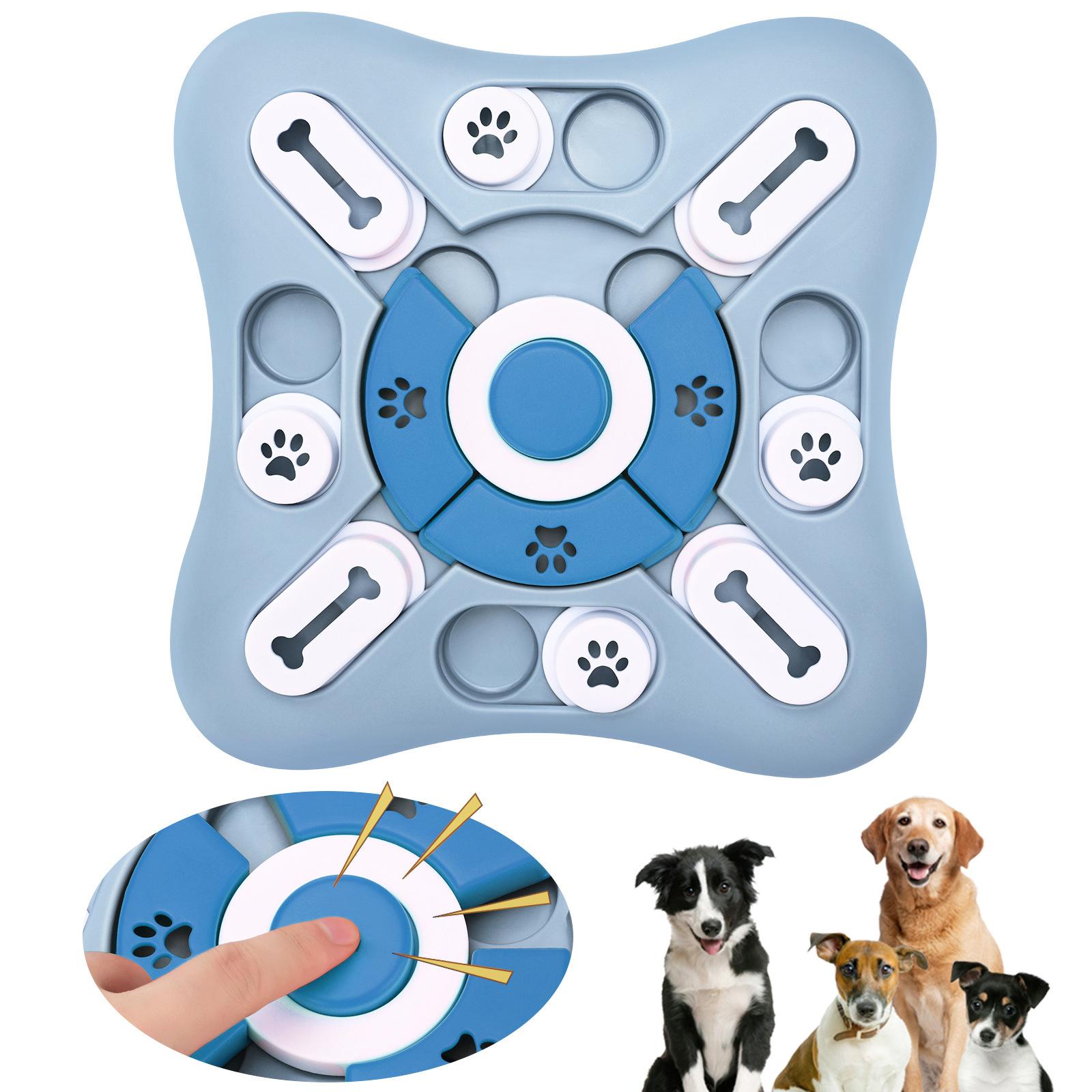Dog Puzzle Feeder Toy - 개 장난감 느린 피더 대화 형