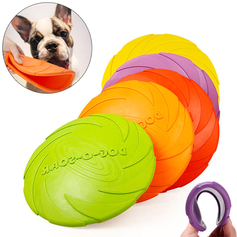 Flying Disc Dog Training Toy - TPR 대형견 훈련용 장난감 플라잉 디스크,