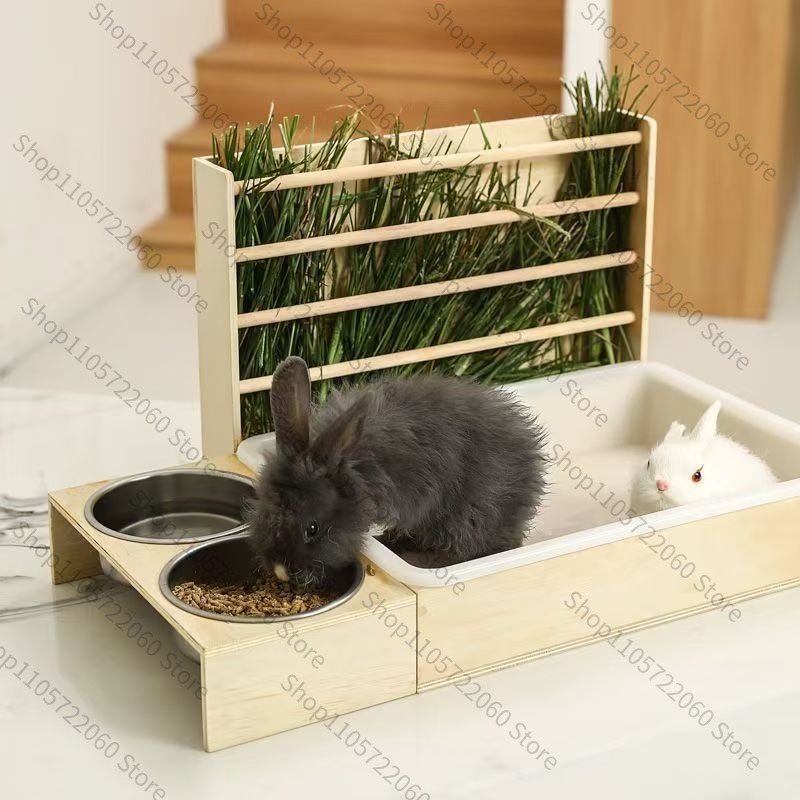 나무로 만든 토끼 건초통, 미니멀한 나무 물통, 정원화 - Pet Beds 리뷰 및 가격