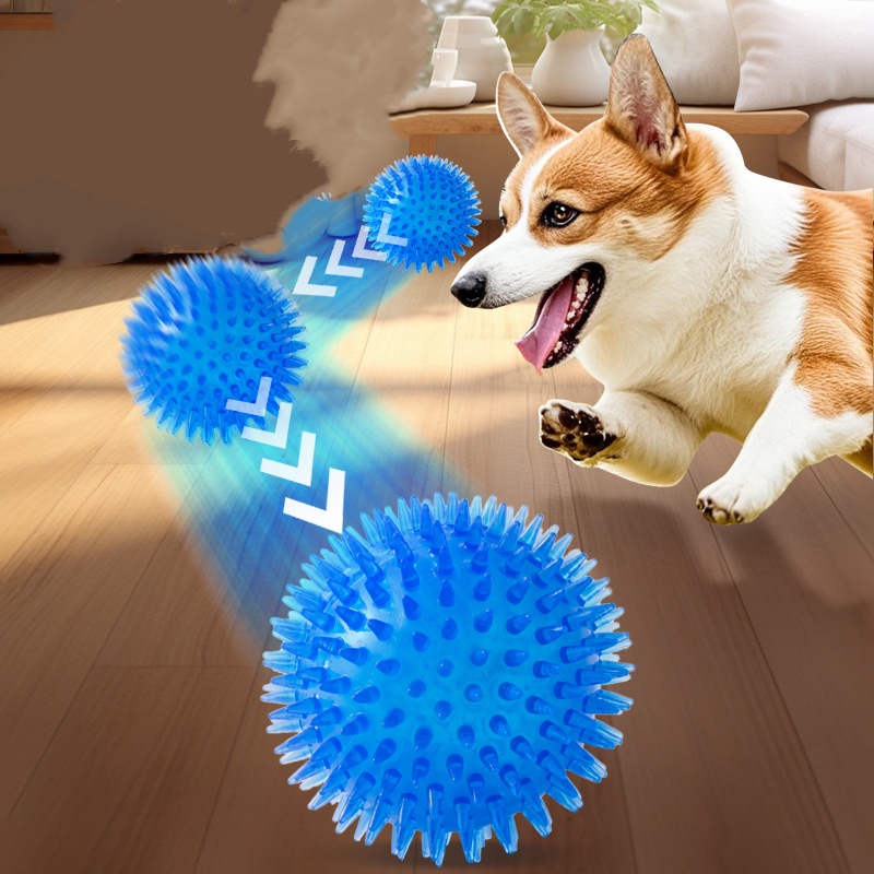 고양이와 강아지를 위한 애완동물 장난감 공 - 소리나는 - Interactive Squeaky Plush Dog Toy 리뷰 및 가격