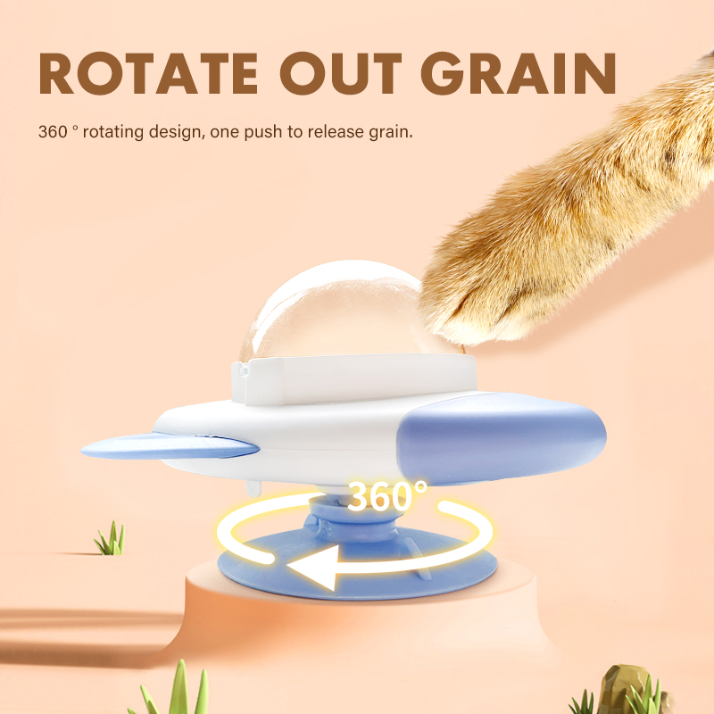 로켓 모양 회전식 고양이/강아지 퍼즐 장난감, 인터랙티 - Dog Puzzle Feeder Toy 리뷰 및 가격