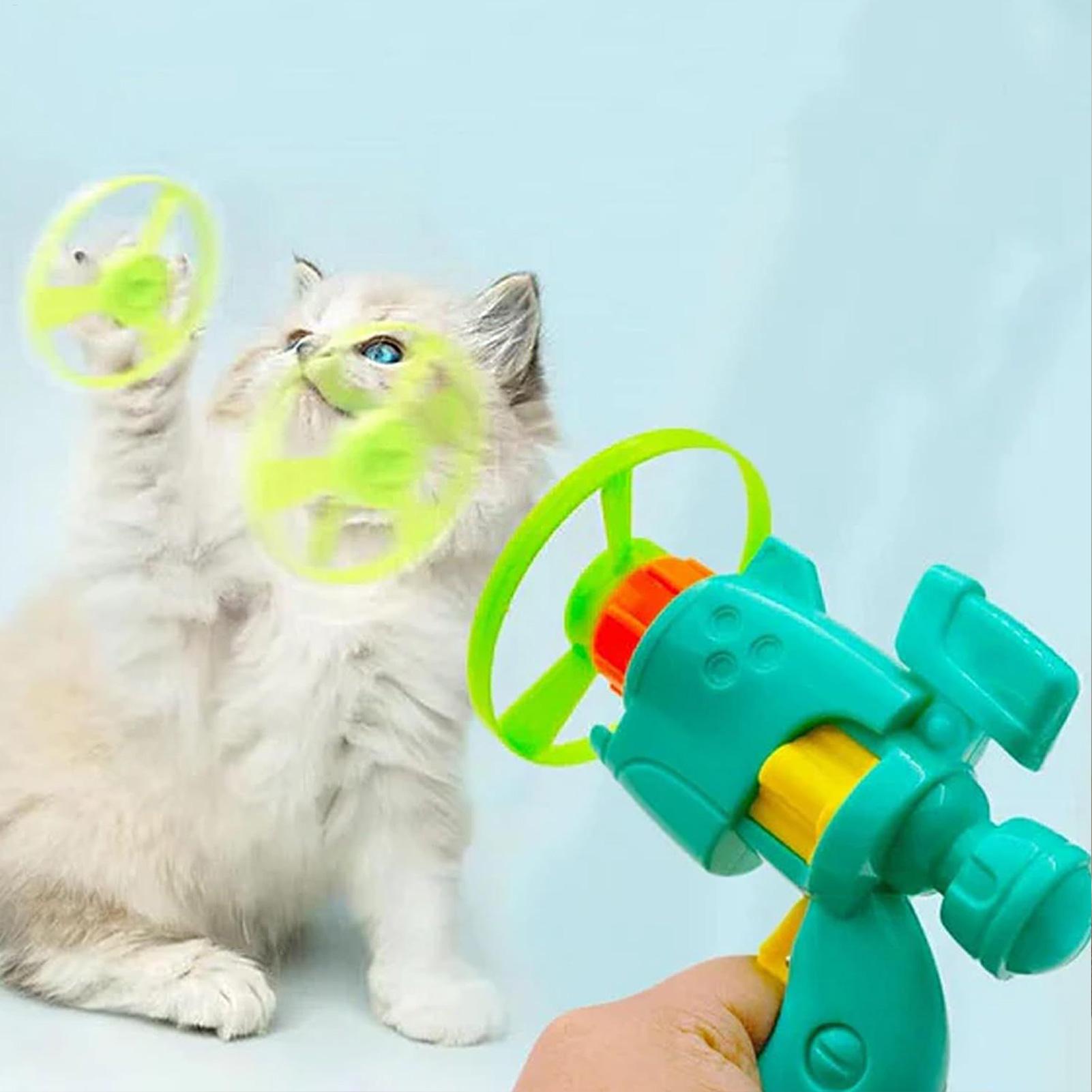 고양이 인터랙티브 플라잉 소서 건 야광 플라잉 디스크  - Flying Disc Dog Training Toy 리뷰 및 가격