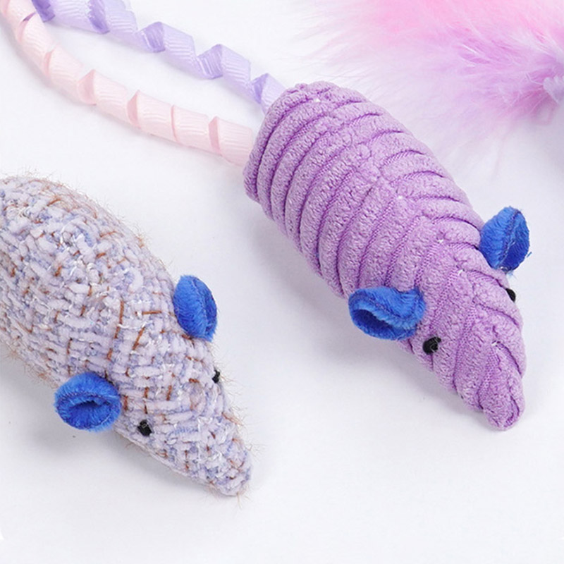 3개입 리얼리틱 쥐 인형 고양이 장난감 캣닢 내장 내구 - Catnip Interactive Plush Mouse 리뷰 및 가격