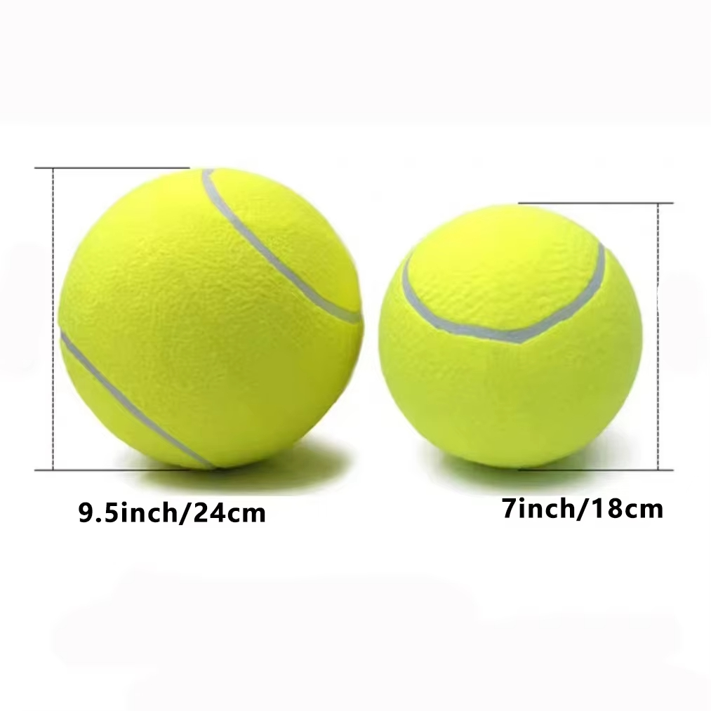 7/9.5인치 대형 테니스 공 애완동물 풍선 장난감,  - Interactive Squeaky Plush Dog Toy 리뷰 및 가격