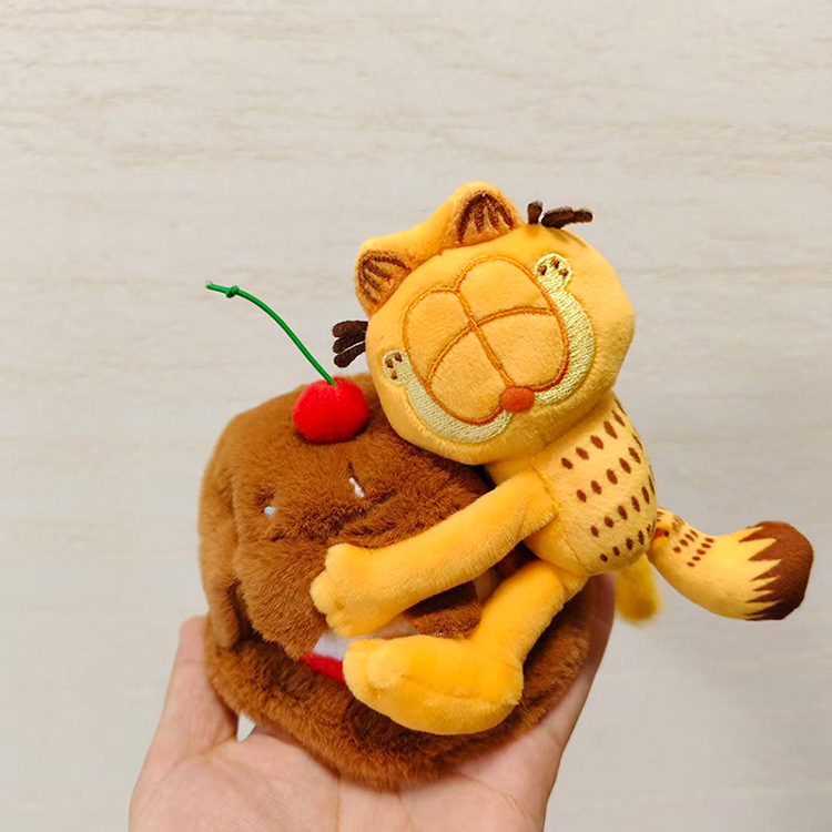10CM 오리지널 가필드 펜던트 플러시 장난감 귀여운  - Dog Toys 리뷰 및 가격