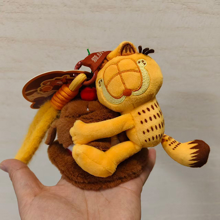 10CM 오리지널 가필드 펜던트 플러시 장난감 귀여운  - Dog Toys 리뷰 및 가격