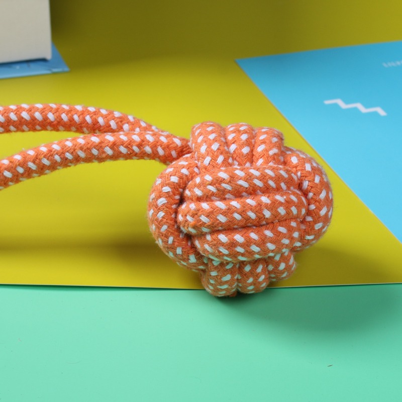 1개입 테니스 볼이 있는 매듭 씹기 장난감, 중형/대형 - Dog Rope Toy Aggressive Chewers 리뷰 및 가격