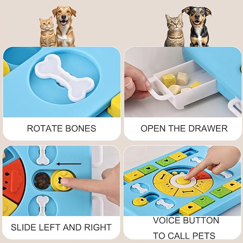 대형, 중형, 소형견 및 고양이용 인터랙티브 강아지 퍼 - Dog Puzzle Feeder Toy 리뷰 및 가격