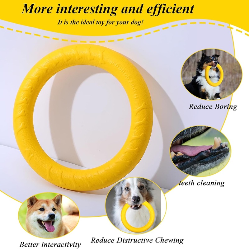 강아지 장난감, 애완동물 플라잉 디스크, EVA 강아지 - Flying Disc Dog Training Toy 리뷰 및 가격