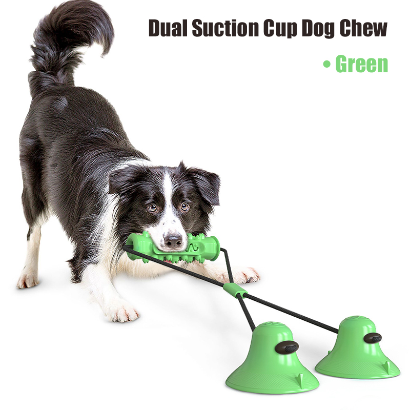 이중 흡착판 강아지 씹는 놀이용 로프 장난감, 파괴 불 - Suction Cup Dog Tug Toy 리뷰 및 가격
