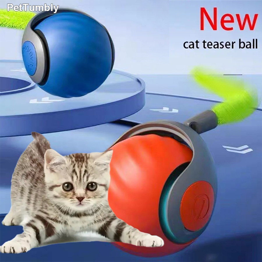 인터랙티브 고양이 장난감 공 자동 롤링 애완동물 장난감 - Automatic Moving Dog Ball 리뷰 및 가격