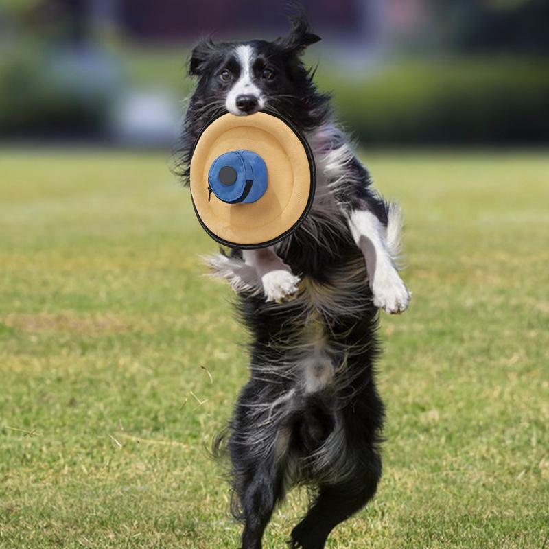 개 비행 디스크 부드러운 불멸의 개 게임 캔버스 대화  - Flying Disc Dog Training Toy 리뷰 및 가격
