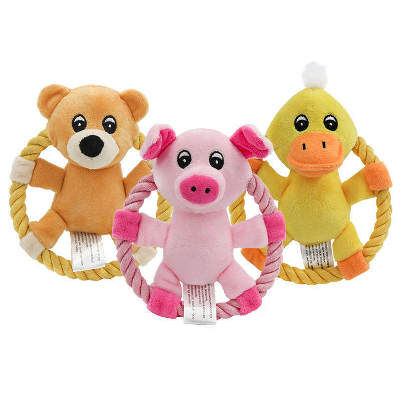 애완견용 매듭형 프리스비 장난감, 강아지 던지기 및 씹 - Flying Disc Dog Training Toy 리뷰 및 가격