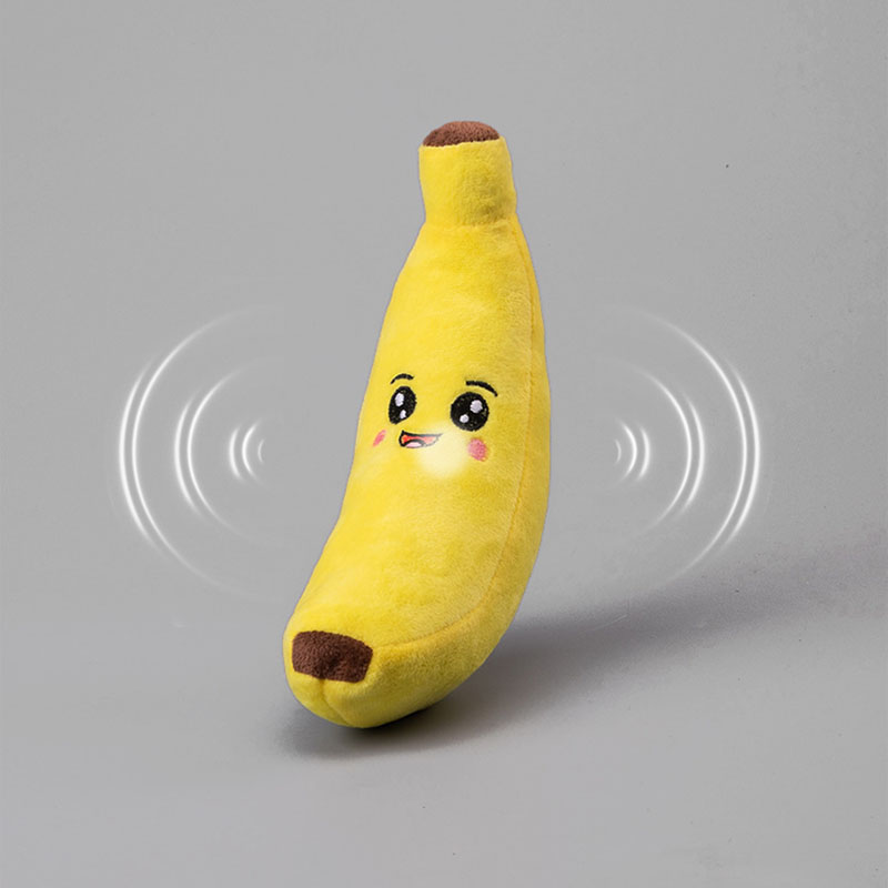 삑삑이 바나나 플러시 강아지 장난감 내구성 있는 씹기용 - Interactive Squeaky Plush Dog Toy 리뷰 및 가격