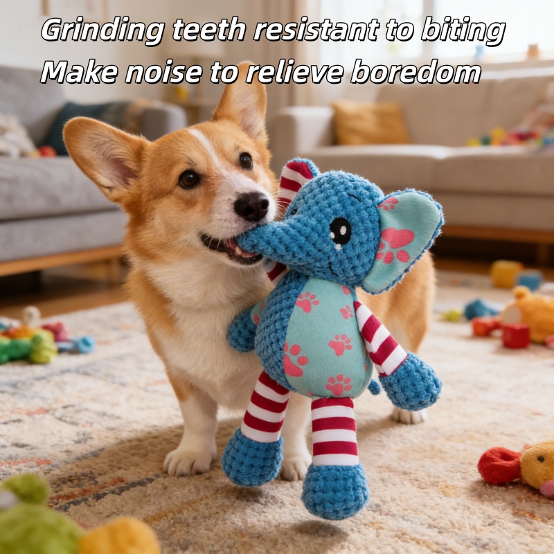 인터랙티브 스플라이싱 스타일 애완동물 플러시 장난감 삑 - Interactive Squeaky Plush Dog Toy 리뷰 및 가격
