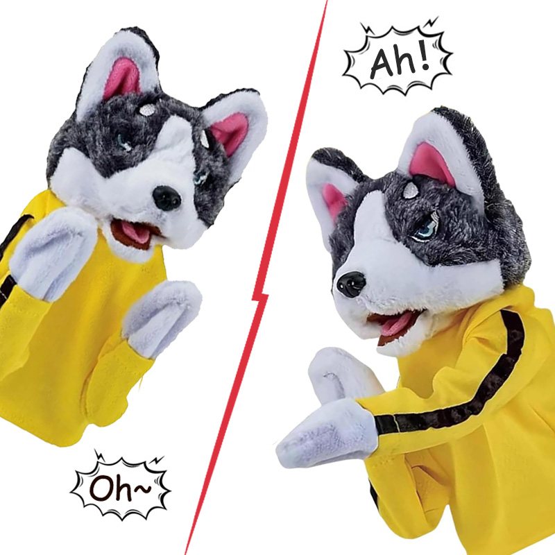 키즈 쿵푸 허스키 장갑 장난감 싸우는 개 복싱 손 인형 - Interactive Squeaky Plush Dog Toy 리뷰 및 가격