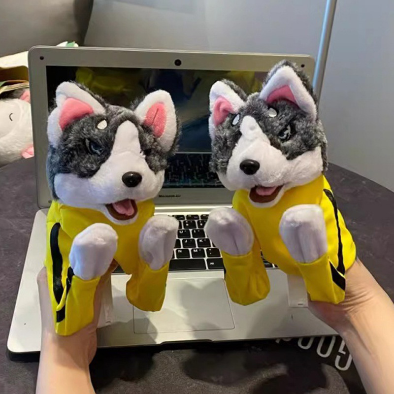 키즈 쿵푸 허스키 장갑 장난감 싸우는 개 복싱 손 인형 - Interactive Squeaky Plush Dog Toy 리뷰 및 가격